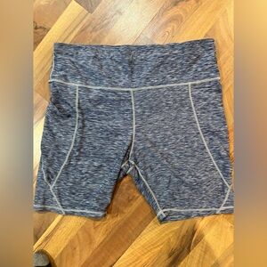 Like new! Stylish Heathered Blue Women's Bike Shorts